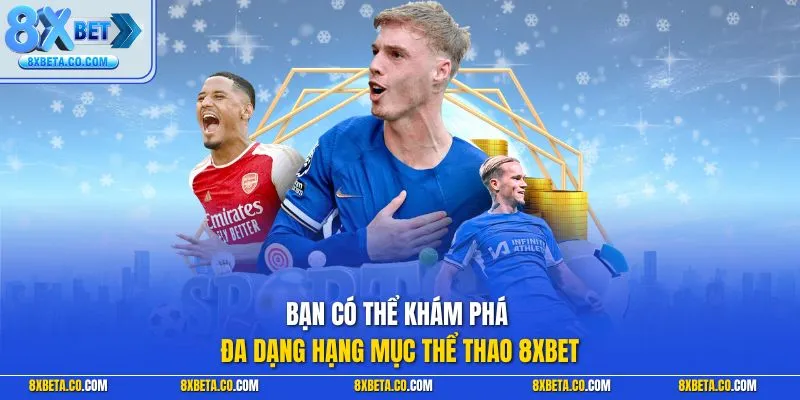 Bạn có thể khám phá đa dạng hạng mục thể thao 8XBET